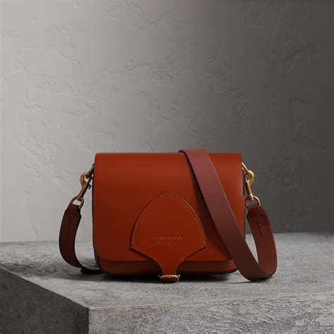 Burberry The Square Satchel in Leather 